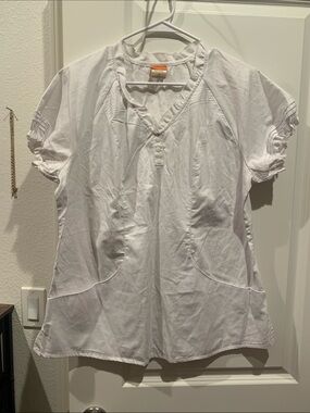 Prima Donna White Short-Sleeve V-Neck Tunic